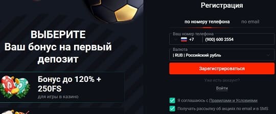 поля для заполнения в казино пинап